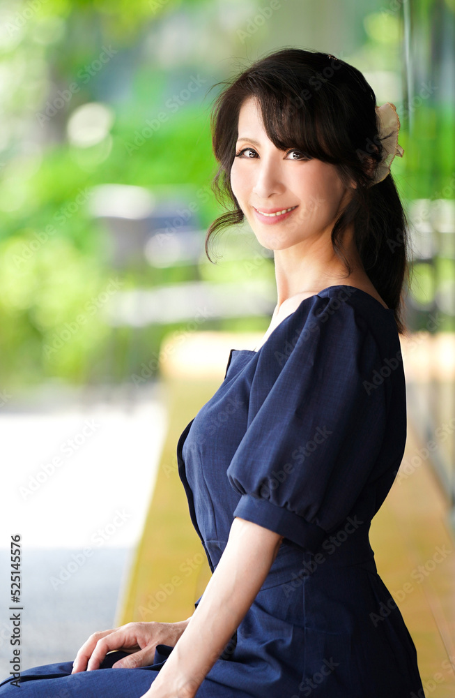 美しい女性の笑顔 美しい女性の笑顔