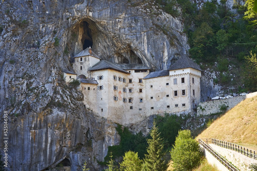 Predjama Castle, also known as Predjamski Grad, is a Renaissance castle built within a cave mouth in southwestern Slovenia, former part of Yugoslavia. Beautiful historical building to visit in summer.