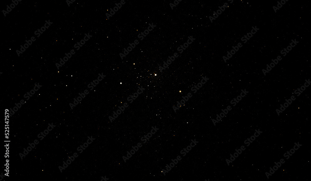 Alien constellations, inspirational space background, stars and universe. High resolution