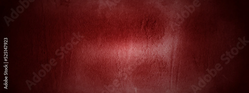Dark Red backdrop grunge red texture concrete. Dark grunge red concrete. Red textured stone wall background. Dark edges. Dark red grungy background or texture.