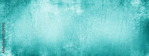 abstract grungy blue stucco wall background. Pastel blue and white concrete stone wall texture for background. Concrete abstract wall of dark cyan color, cement texture mint green for design.