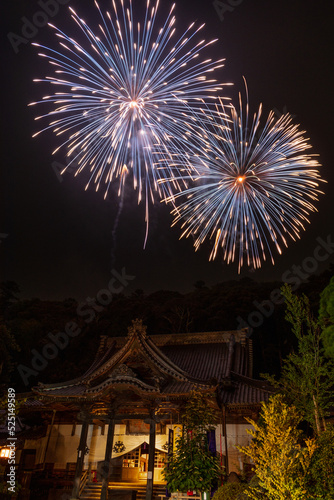 静岡県伊豆市修善寺の弘法大師奉納花火大会
