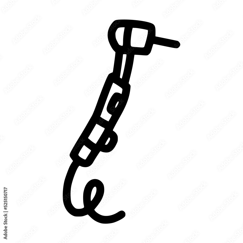 scaler machine for surgery lineart vector illustration icon design with doodle hand drawn style scaler machine for surgery lineart vector illustration icon design with doodle hand drawn style