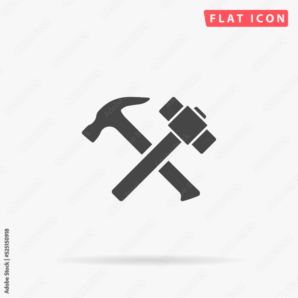 Mining flat vector icon Mining flat vector icon