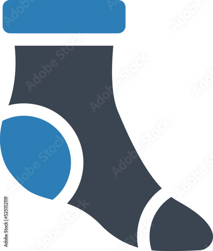 Foot sock icon