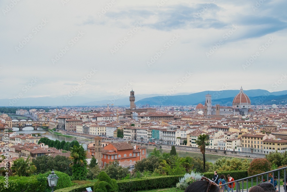 Vistas de Florencia desde Piazzale Michelangelo