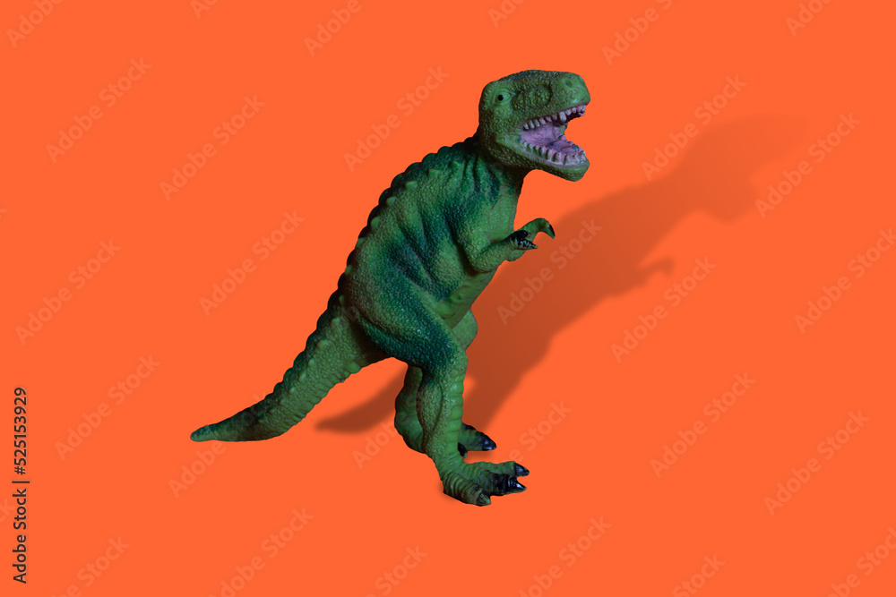 Fototapeta premium toy tyrannosaurus rex dinosaur