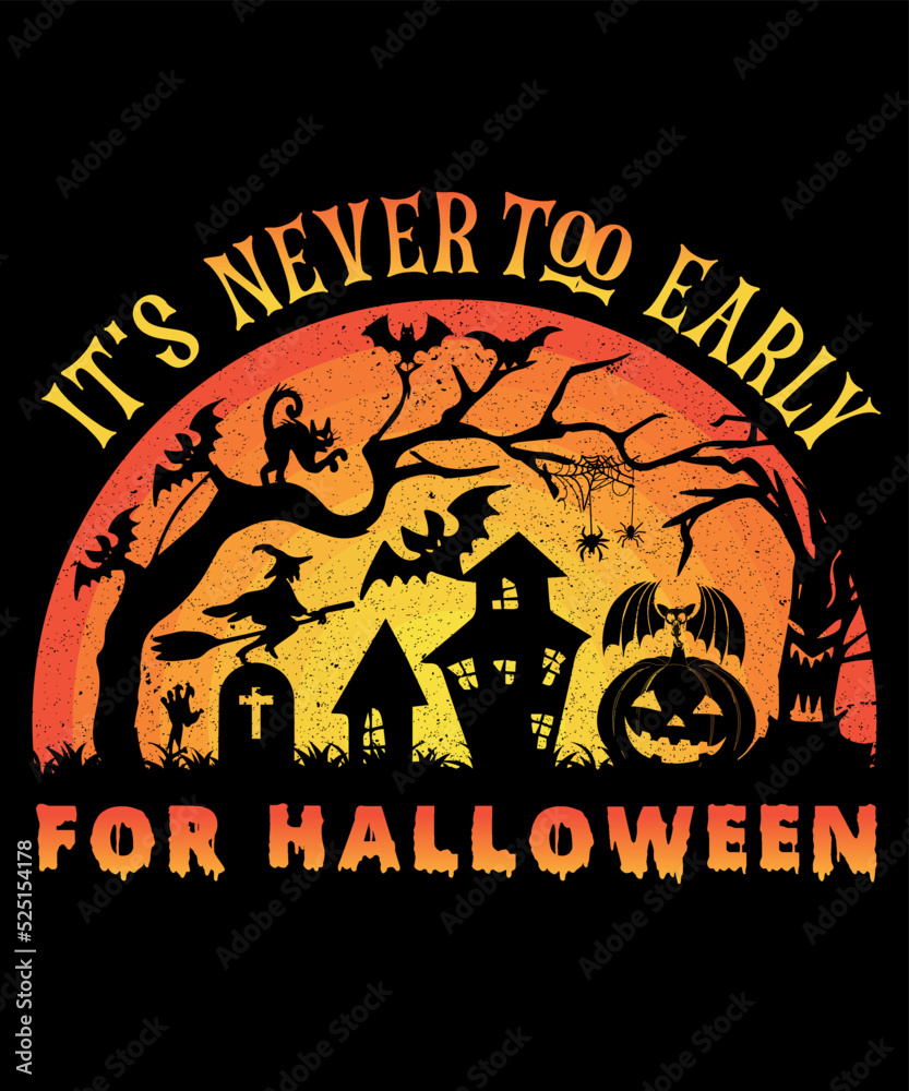 It's never too early for Halloween T-Shirt Design