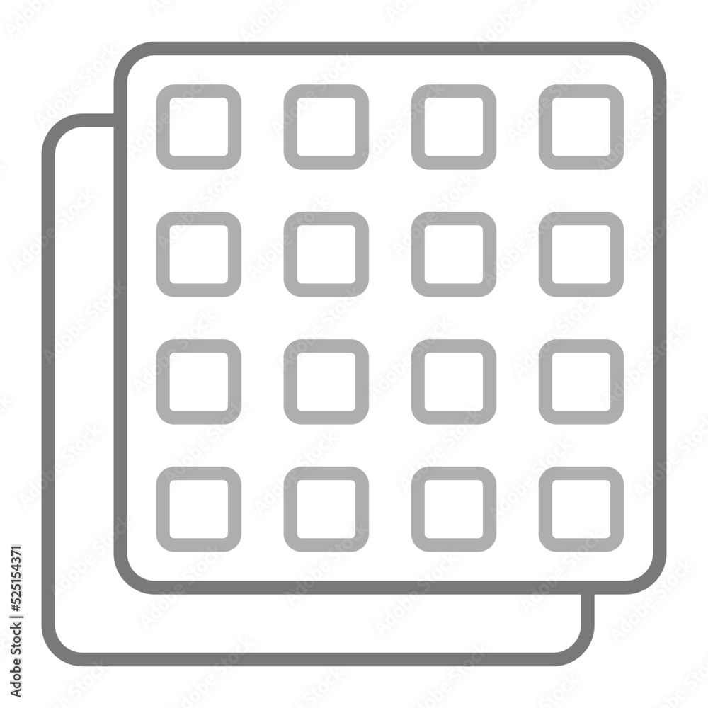 Apps Greyscale Line Icon Apps Greyscale Line Icon