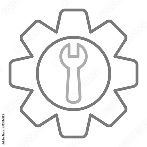 Utilities Greyscale Line Icon
