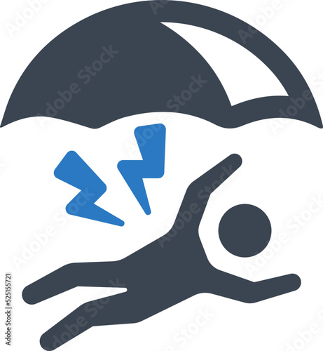 Personal liability insurance icon