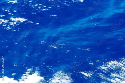 Abstract view to water waves near Sharm el Sheikh from the Red sea