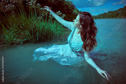 Картината върху платно bewitching water nymph
