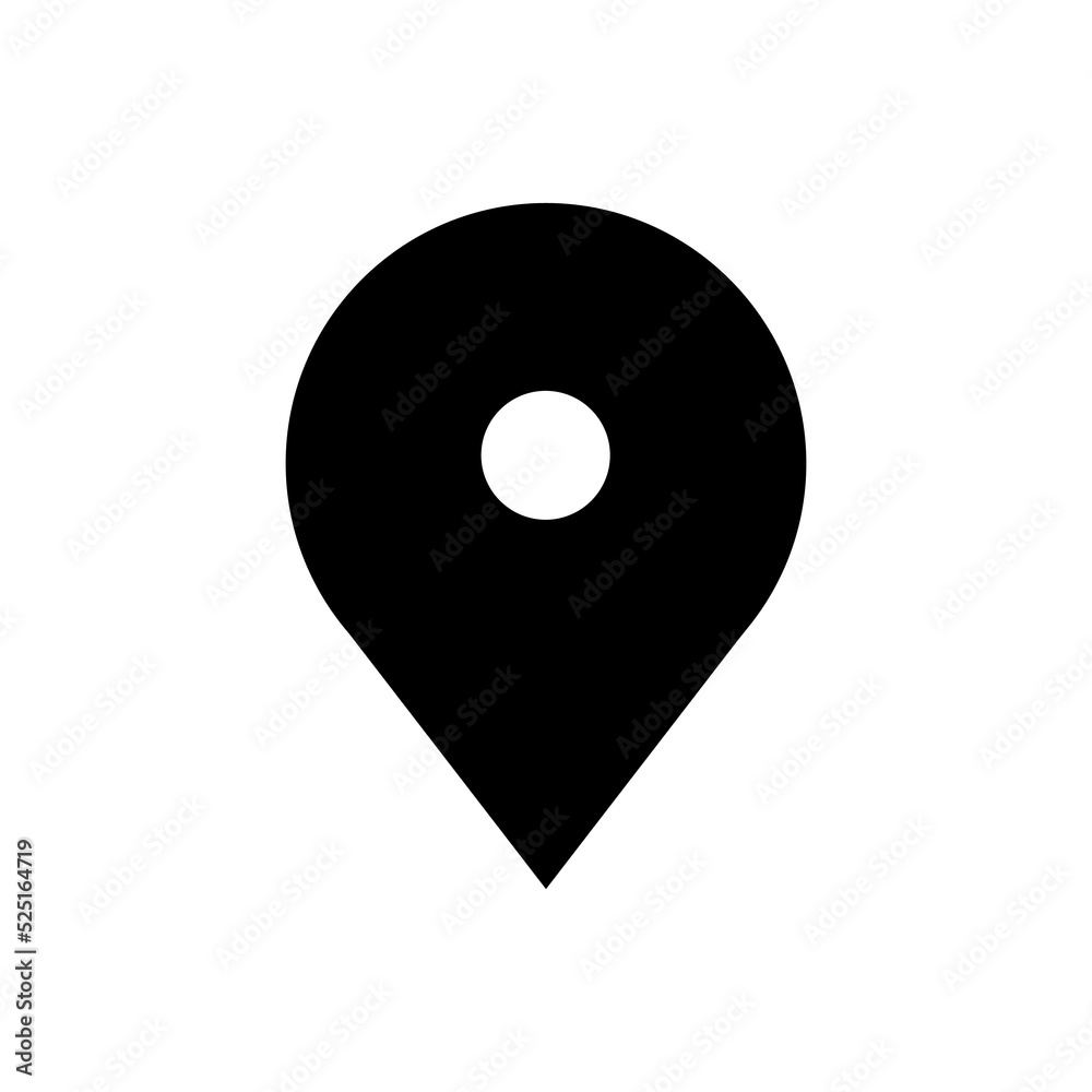 Map pointer icon. Map marker. Vector isolated on white background. Map pointer icon. Map marker. Vector isolated on white background.