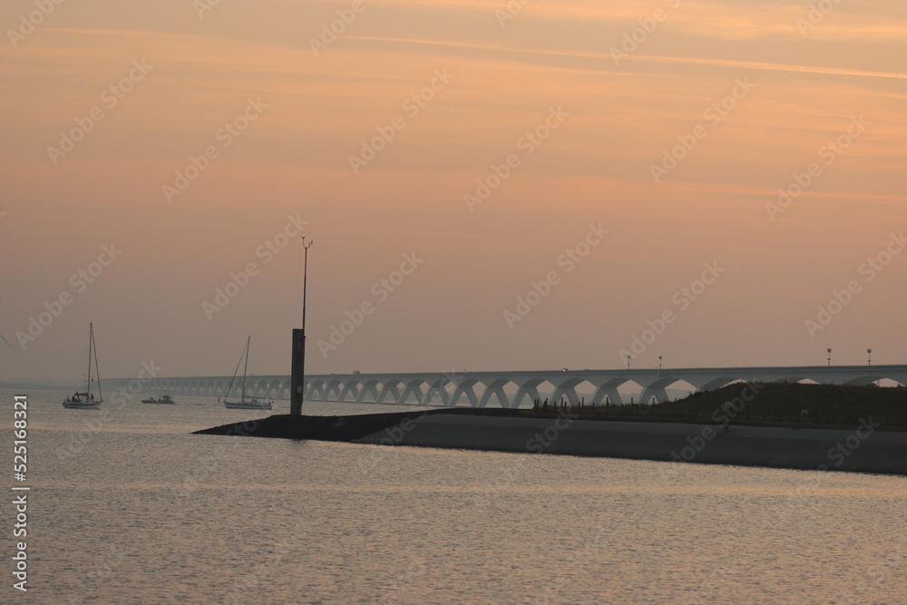zeelandbrug longest bridge in the south of the Netherlands;