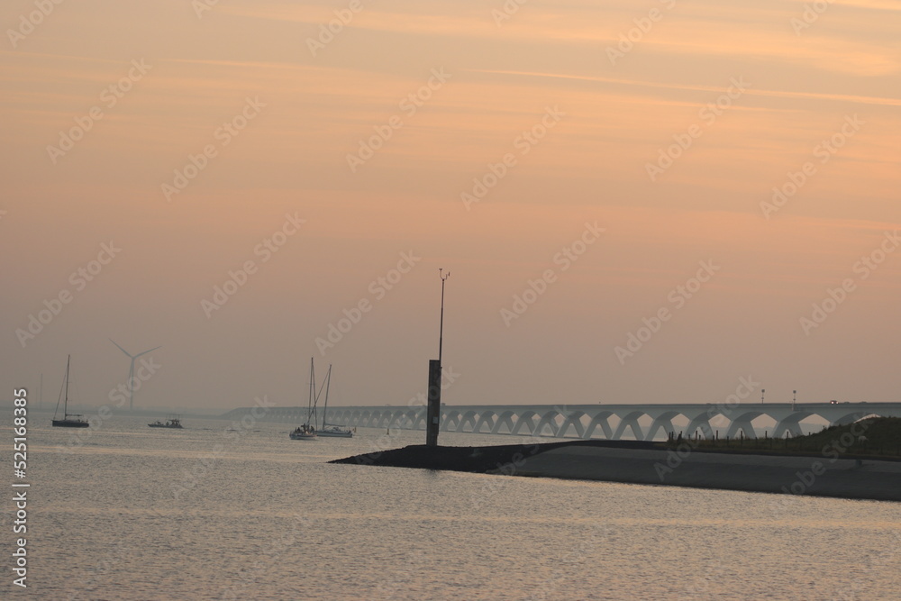 the most famous bridges in the Netherlands province Zeeland