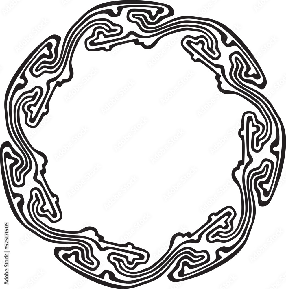 floral frame vector design handmade silhouette floral frame vector design handmade silhouette