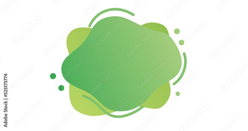 abstract animation of modern graphic elements with yellowish green shapes abstract animation of modern graphic elements with yellowish green shapes