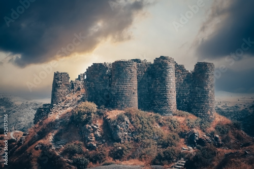 old fortress in armenia anberd