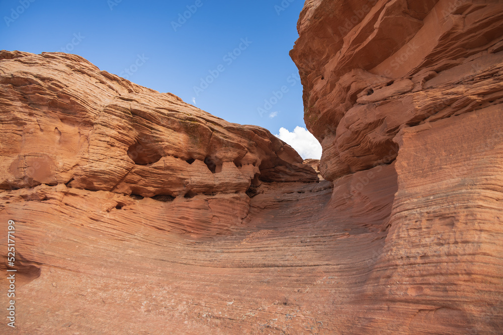 Rock formations viewed from the Beehive trail in Page, Arizona Rock formations viewed from the Beehive trail in Page, Arizona