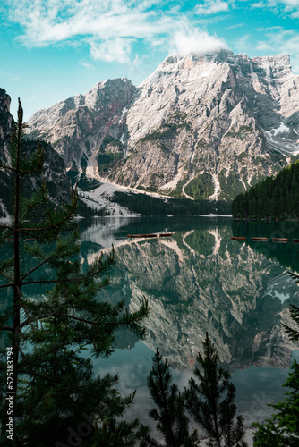 Lago di Braies. High quality photo