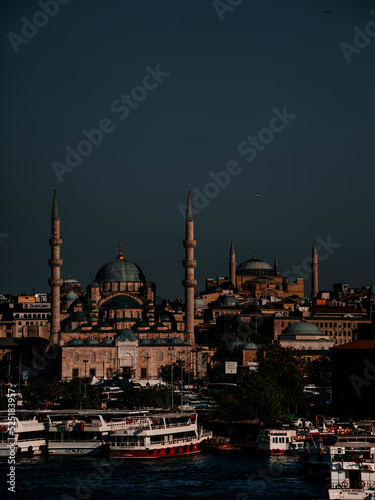 Istanbul's magnificent view of the Bosphorus. Istanbul Turkey 05.07.2022 © By Hickirit