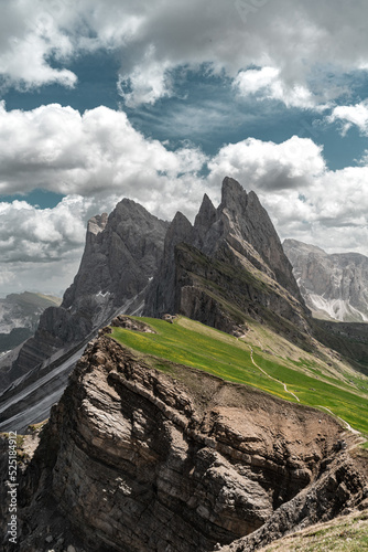 Seceda Dolomites. High quality photo