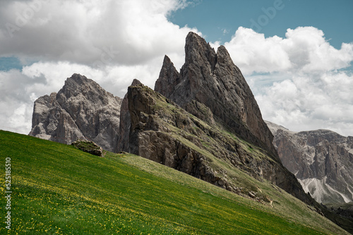Seceda Dolomites. High quality photo