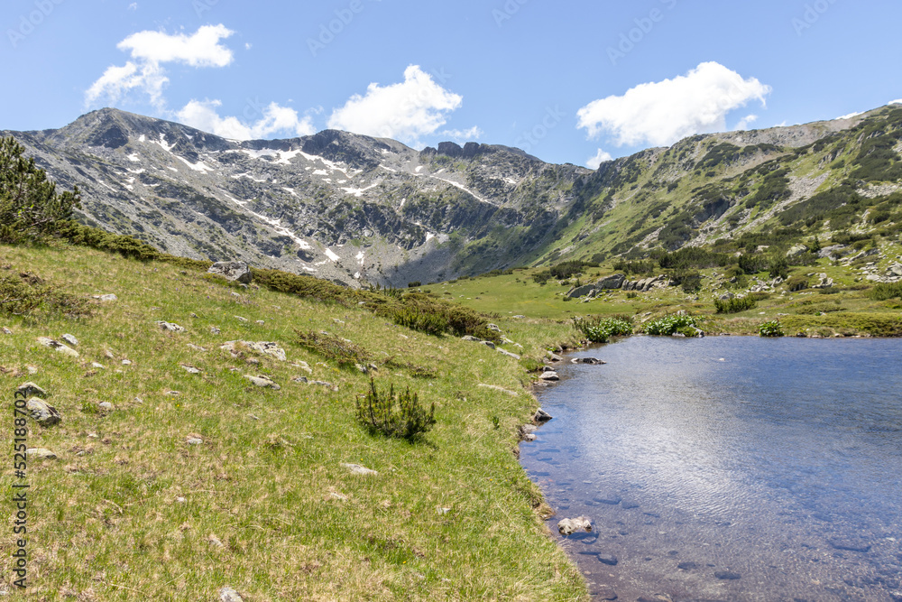 Landscape of Rila mountain near The Fish Lakes (Ribni Ezera), Bulgaria