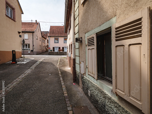 Fototapeta Naklejka Na Ścianę i Meble -  Old streets and medieval village Marmoutier, Alsace