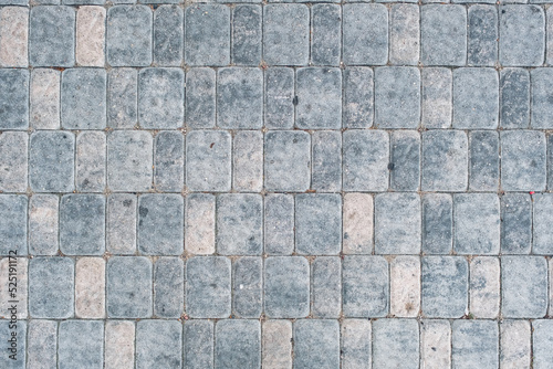 Stone patio tiles. Texture Figured Paving Slabs. seamless texture. high resolution. Coating with modern textured paving tiles of square shape. Paving slabs close up as a background