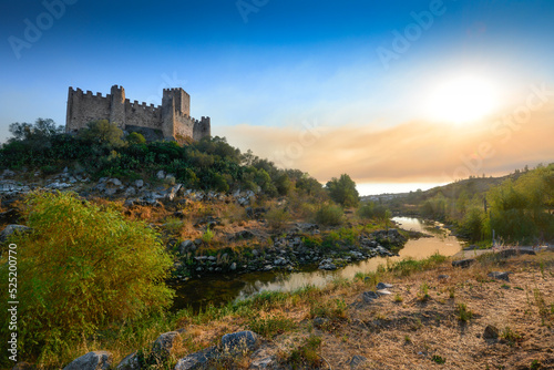 Fototapeta Naklejka Na Ścianę i Meble -  Castle Almourol - old castle of templars in Portugal