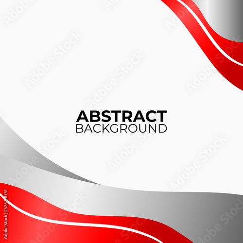 Modern stylish red and white background. Abstract red and white background with fluid design.