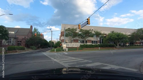 Driving through the Auburn University Campus photo