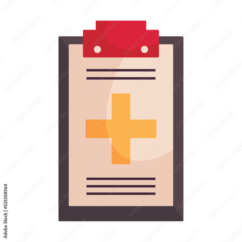 Obraz premium emergency clipboard icon
