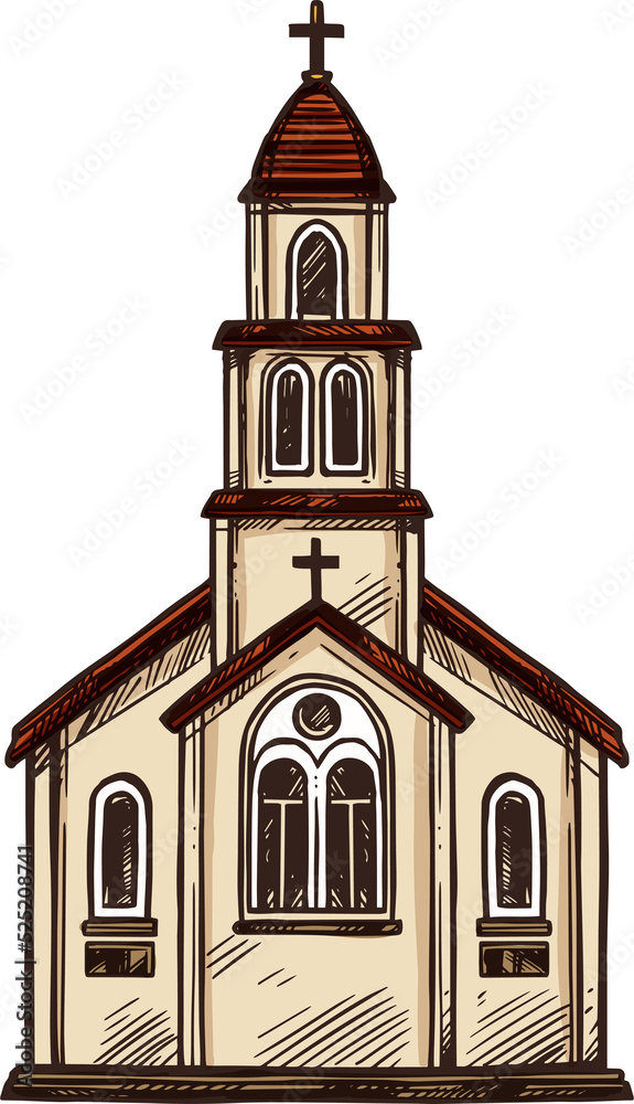 Fototapeta premium Christian Orthodox chapel, Catholic church