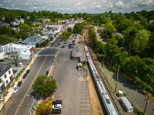Aerial Drone of Bernardsville New Jersey photo