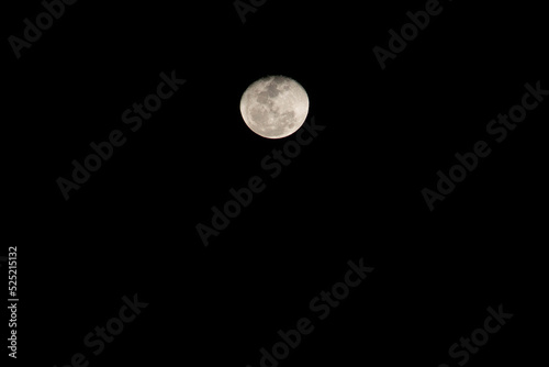 full moon in the night sky