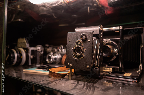 old camera in a workshop