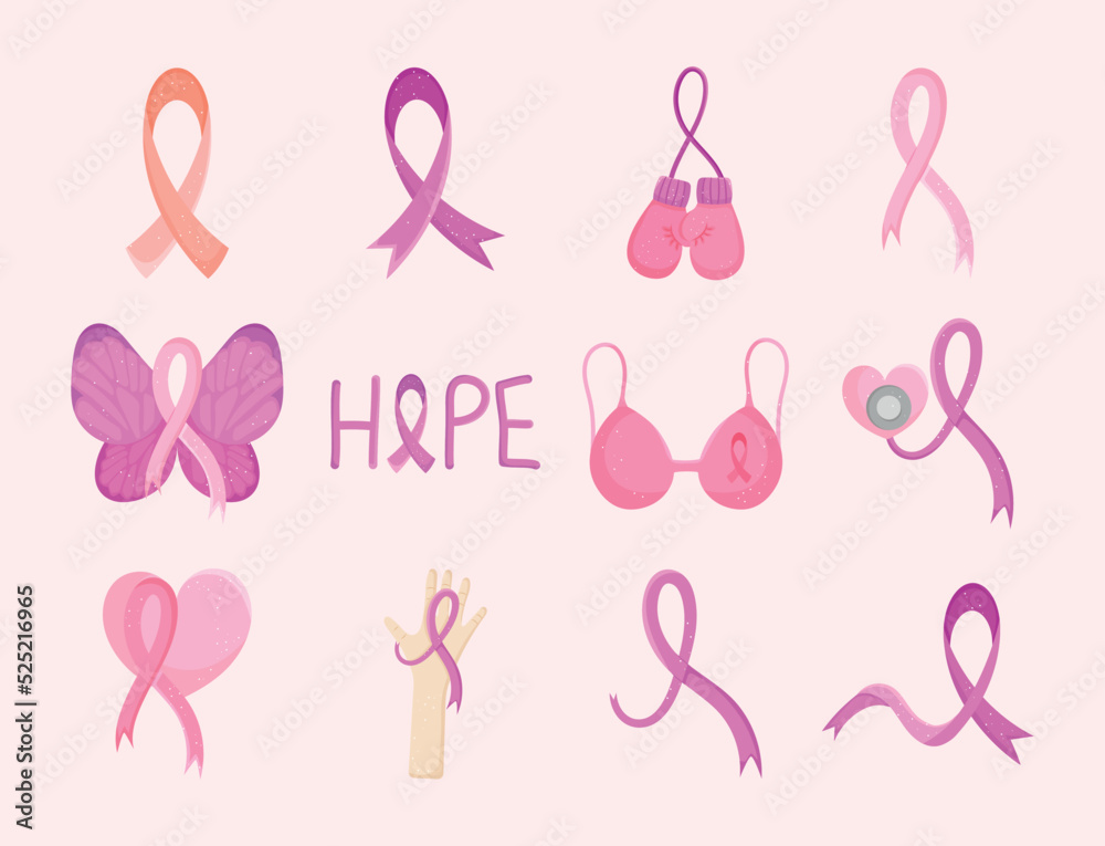 breast cancer awareness set