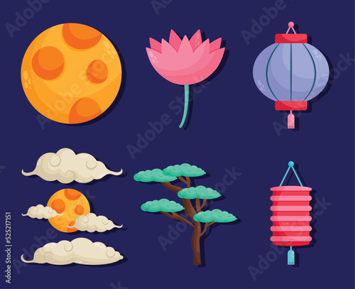 mid autumn festival set