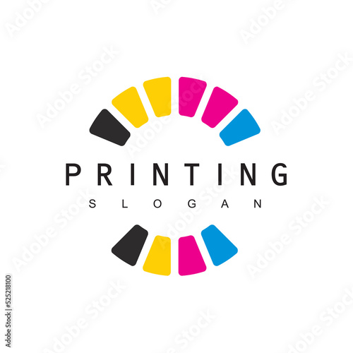 Digital Print Logo Design Template