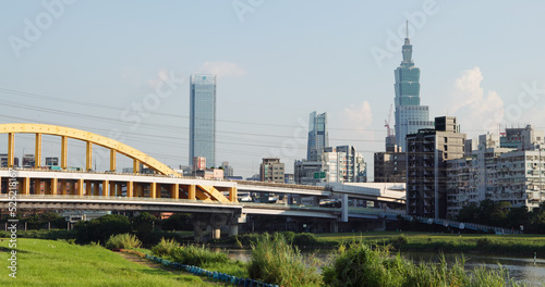 Taipei city skyline