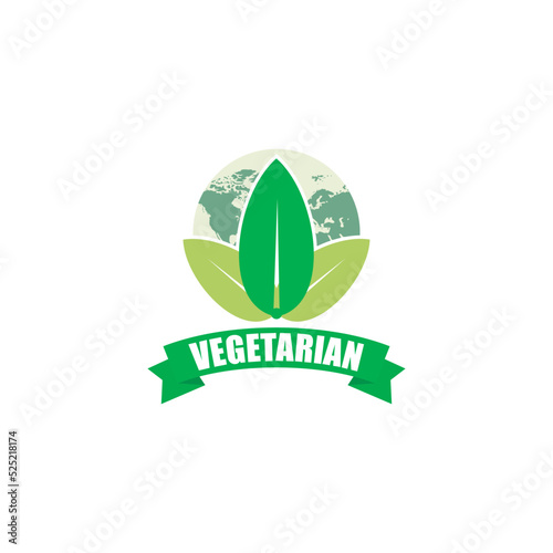 world day vegetarian logo design latest