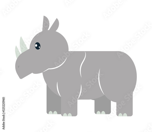 cute rhino icon © Jeronimo Ramos