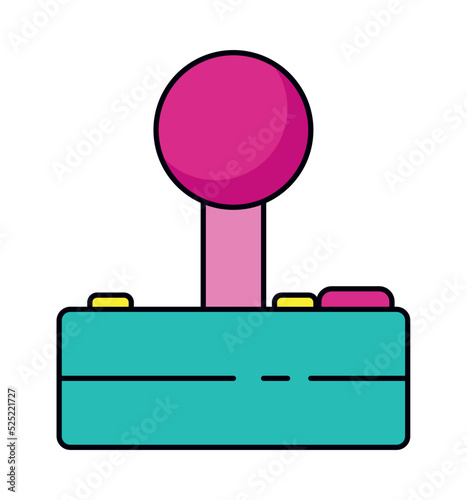 joystick game retro futuristic