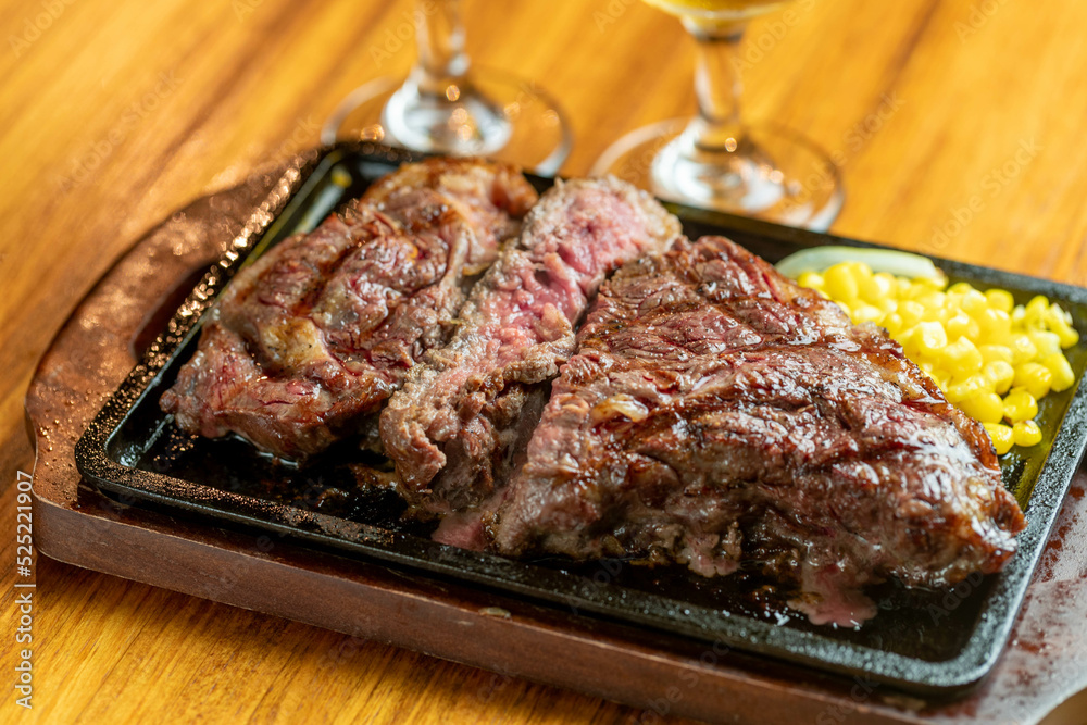 ステーキハウスのステーキ