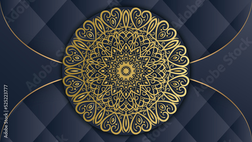 Abstract beautiful luxury mandala background design. Luxury ornamental mandala design. Mandala style greeting card. Invitation, Wedding card, Diwali, Decoration, India, Indian, Arabic, Damask, Asian, 