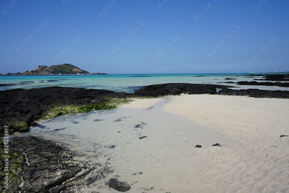 shoaling rock beach and island shoaling rock beach and island