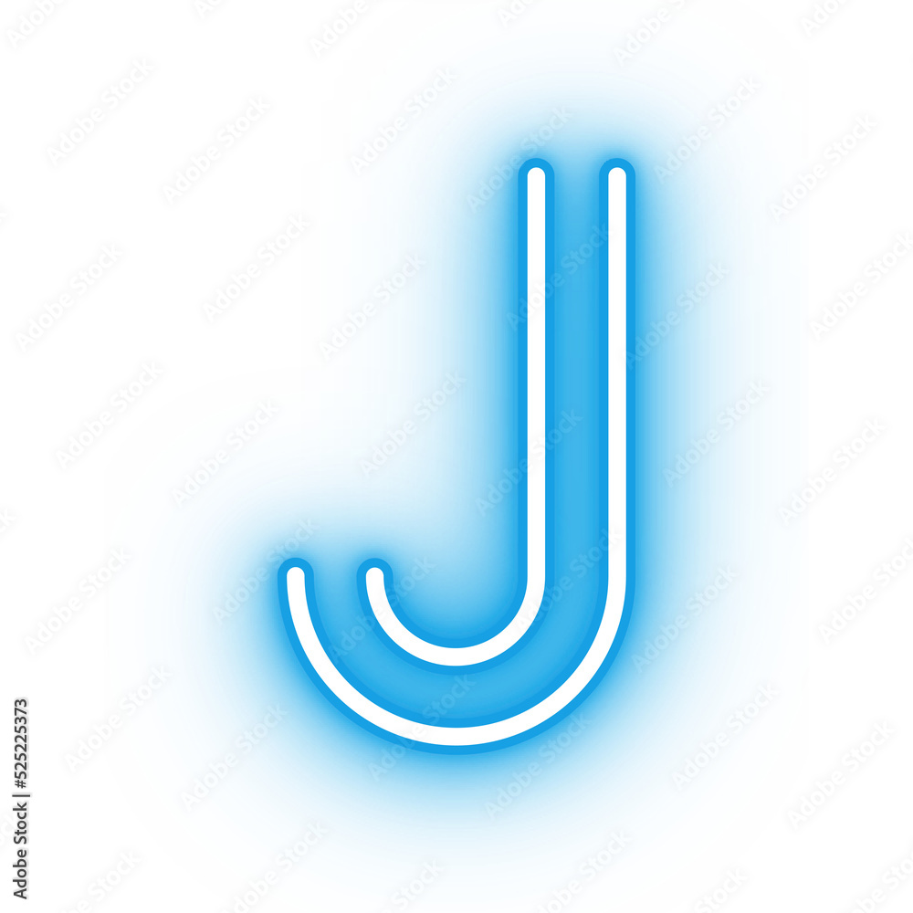 Neon alphabet J icon, glowing icon, glowing alphabet icon, glowing J, glowing letter, neon letter Neon alphabet J icon, glowing icon, glowing alphabet icon, glowing J, glowing letter, neon letter